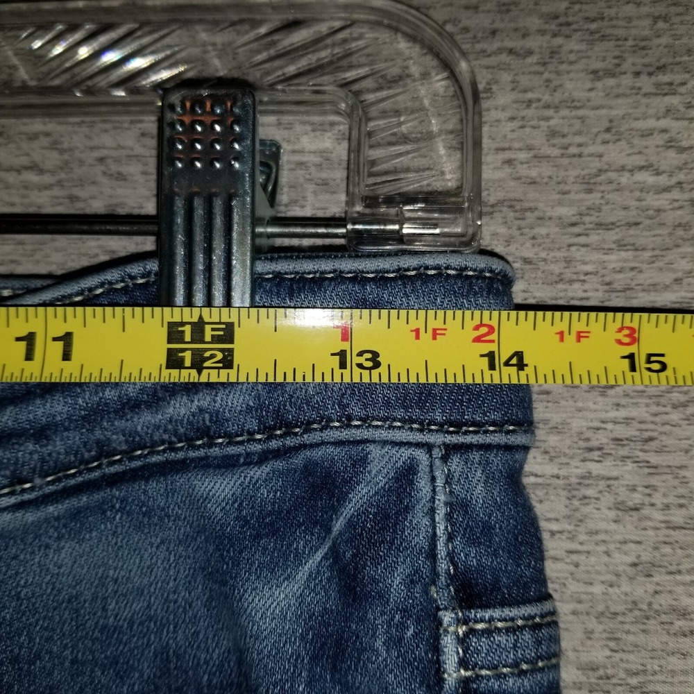 BKE Parker Jeans Size 26 Universal Fit High Rise Ankle Skinny Blue Denim Buckle - Picture 7 of 13